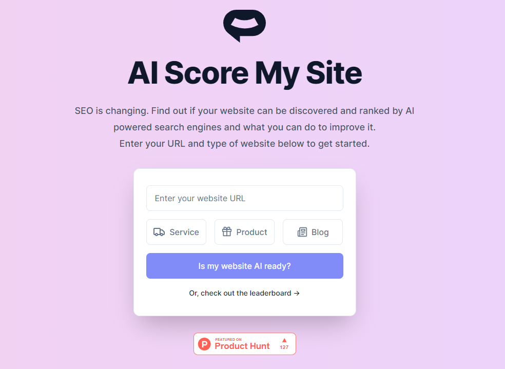 AI Score My Site:AI驱动的SEO工具